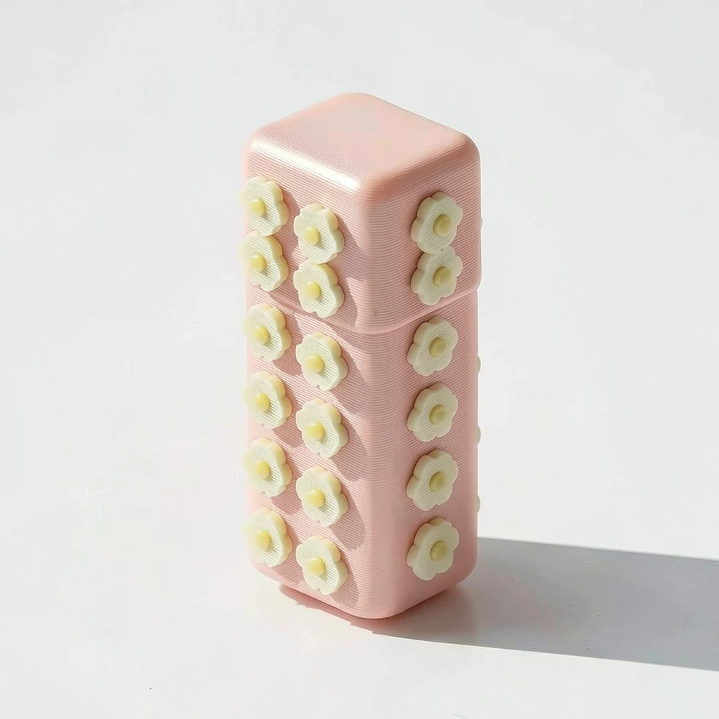 Blossom Lip Charm — Closed · 3/4