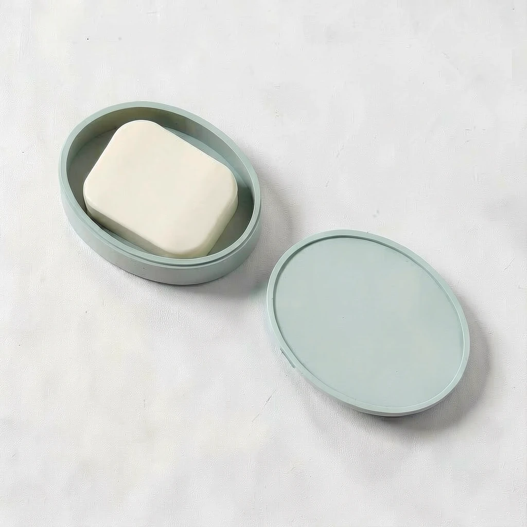 Pebble Earbud Outer Case — In use. Styling contents are not included. Confirm actual package dimensions before ordering.
