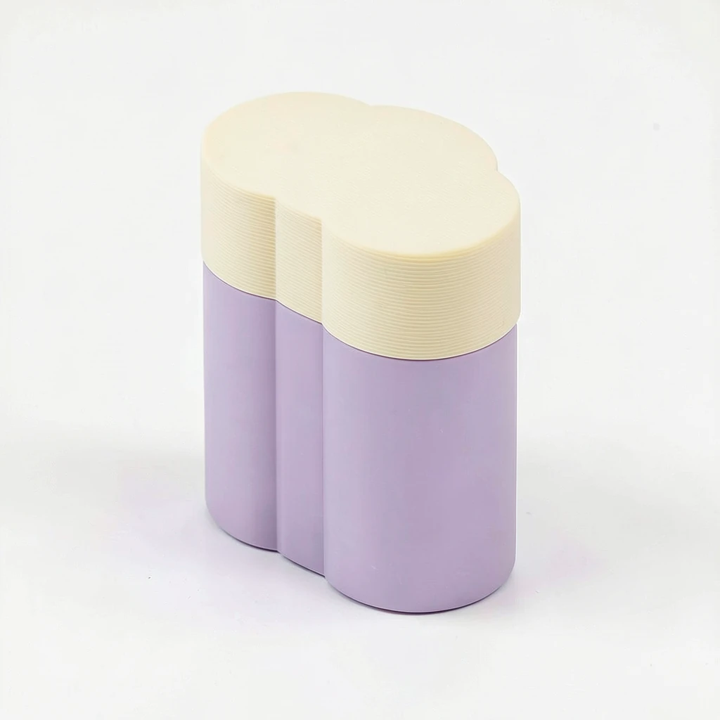 Cloud Twin Lipstick Case — The full look. Intended product design; actual colour, finish and fit are confirmed before printing.