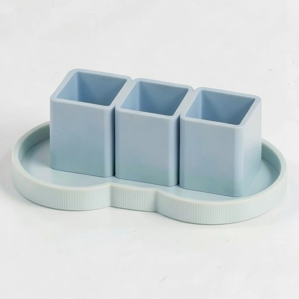 Cloud Balm Caddy — The full look. Intended product design; actual colour, finish and fit are confirmed before printing.