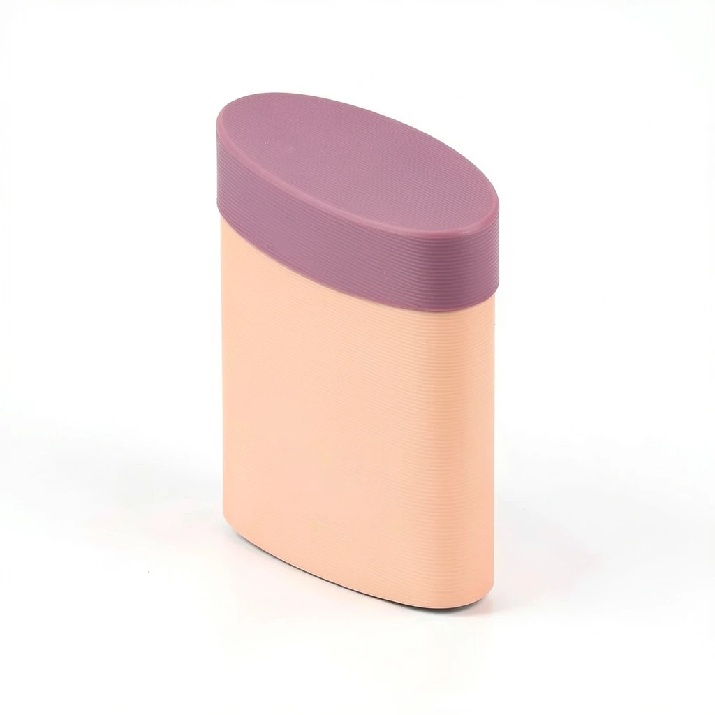Pebble Lip Trio Pod — The full look. Intended product design; actual colour, finish and fit are confirmed before printing.