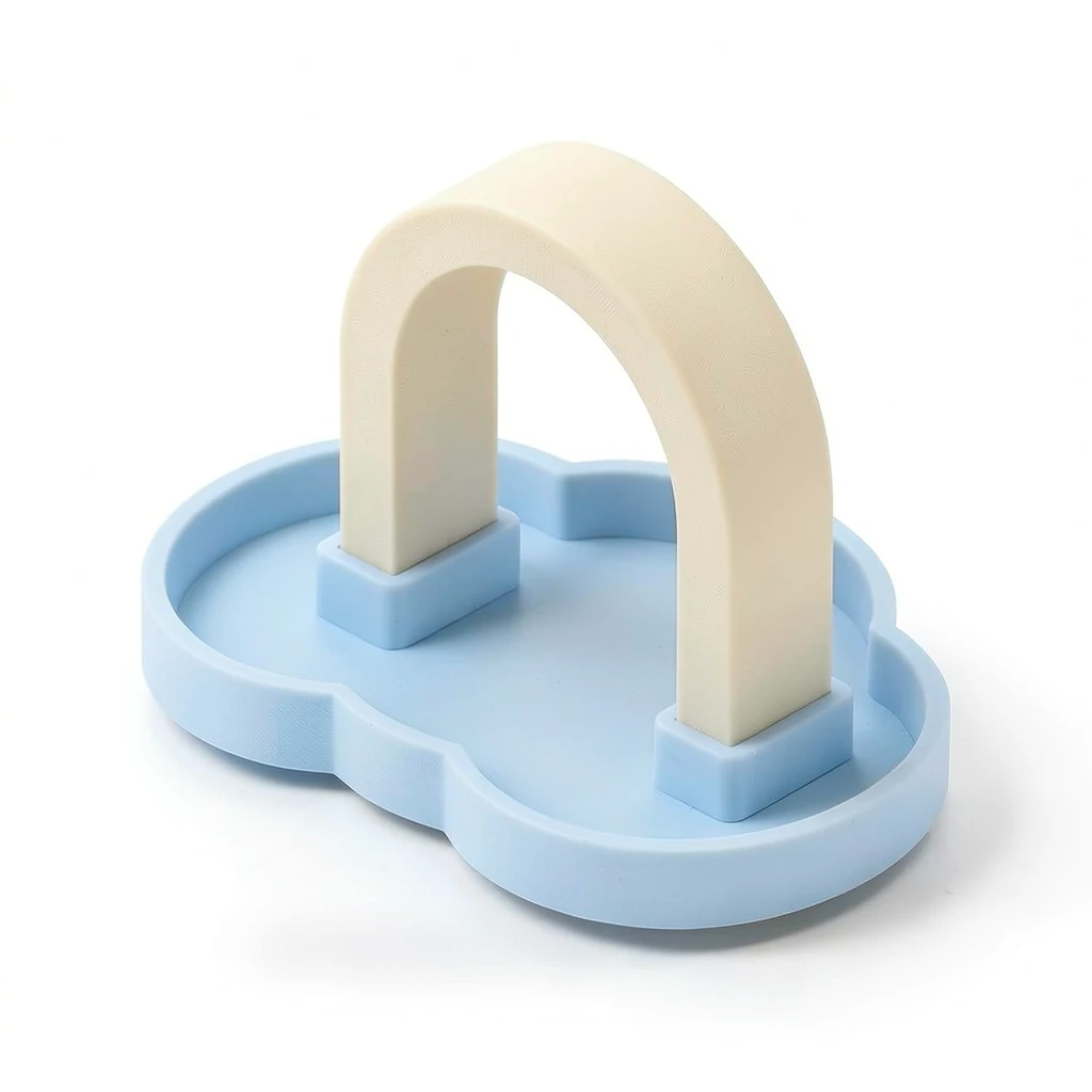 Cloud Watch Rest — The full look. Intended product design; actual colour, finish and fit are confirmed before printing.