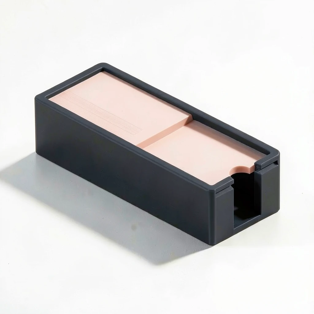 Ribbon Bobby Pin Box — The full look. Intended product design; actual colour, finish and fit are confirmed before printing.