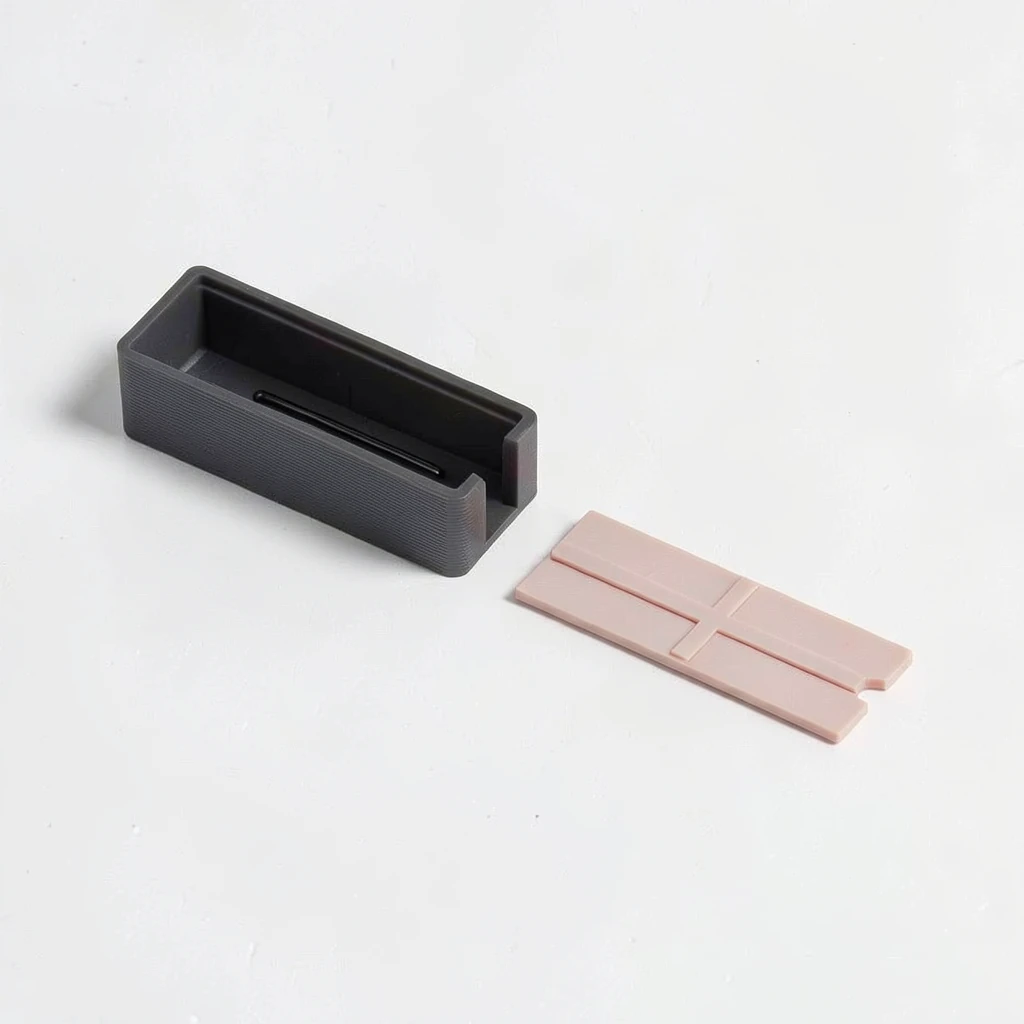 Ribbon Bobby Pin Box — In use. Styling contents are not included. Confirm actual package dimensions before ordering.
