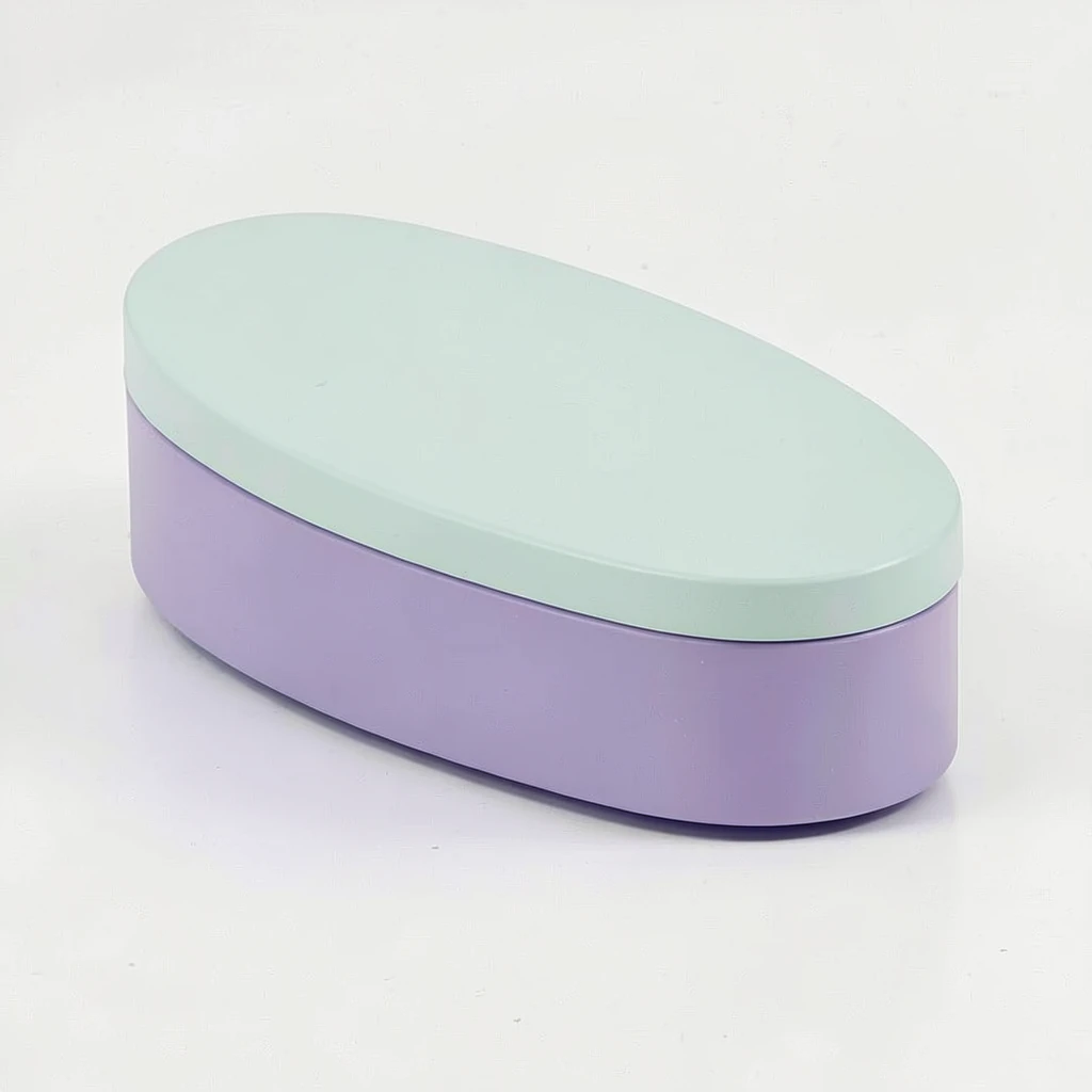 Pebble Pencil Cap Box — The full look. Intended product design; actual colour, finish and fit are confirmed before printing.